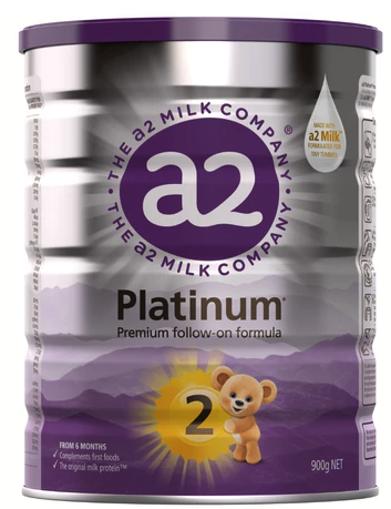 Sữa A2 Platinum Số 2 Lon 900gr Giành cho Bé từ 6 đến 12 tháng