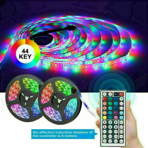 Bộ cuộn đèn Led dây dán 10m đổi nhiều màu + Nguồn + Remote điều khiển