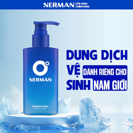 Dung dịch vệ sinh nam giới 0 độ Nerman hương nước hoa 100ml - Ha Chi JSC