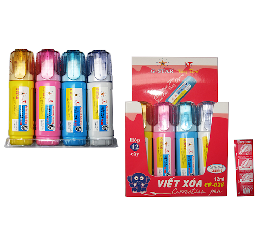 2 cây bút xóa nước gstar cp028 12ml