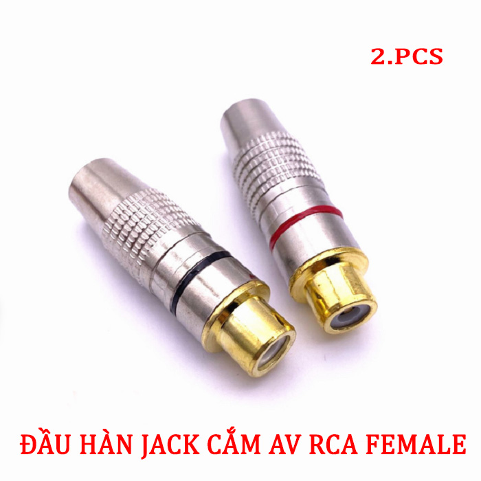 Đầu hàn jack cắm AV/RCA cái female