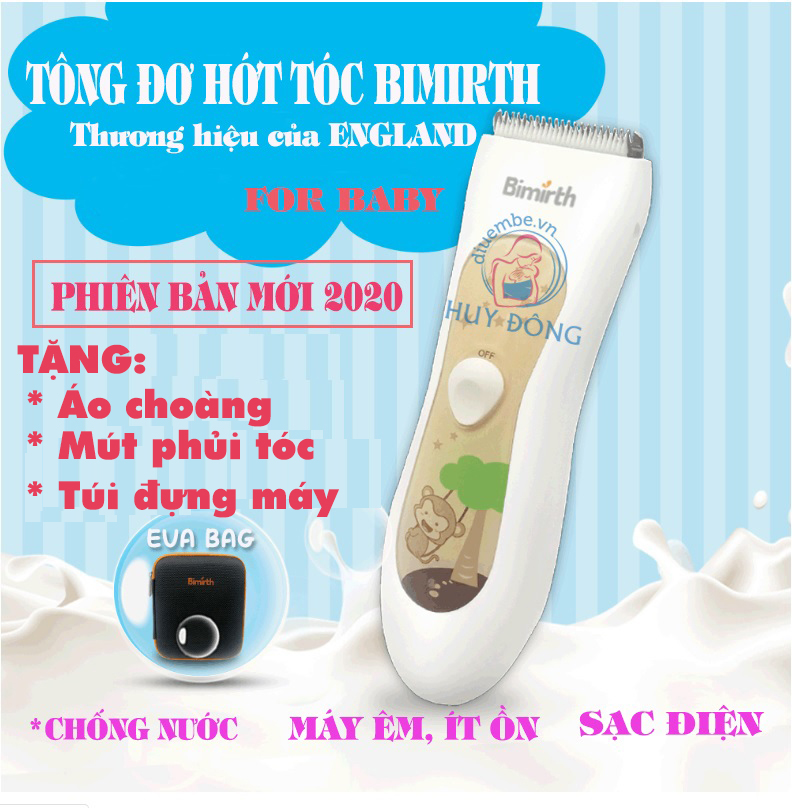 TÔNG ĐƠ CẮT TÓC BIMIRTH CHO BÉ ( TẶNG KÈM BAO ĐỰNG MÁY)