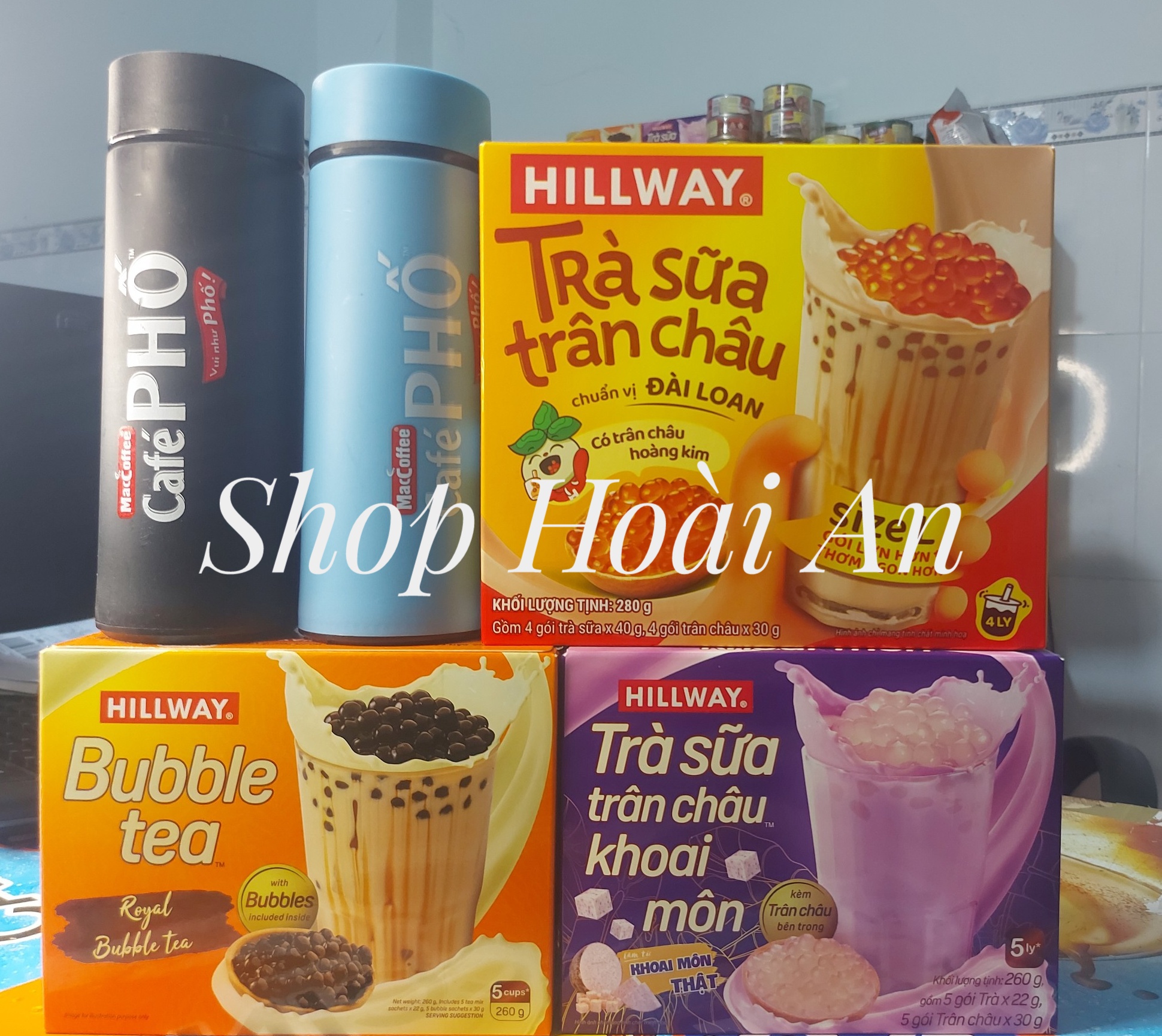 Trà sữa trân châu Hillway.