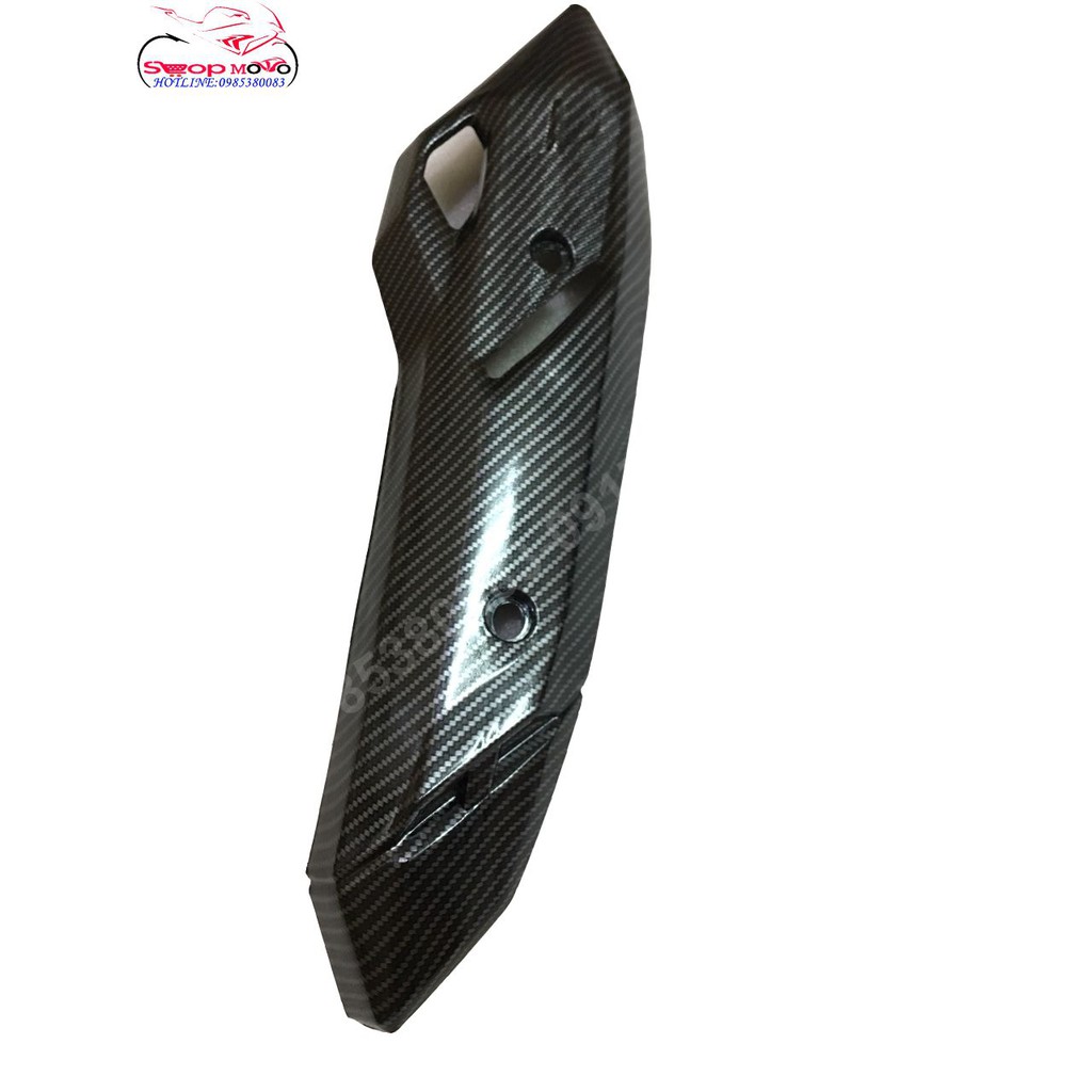 Ốp pô sơn carbon cho sh 2012-2019