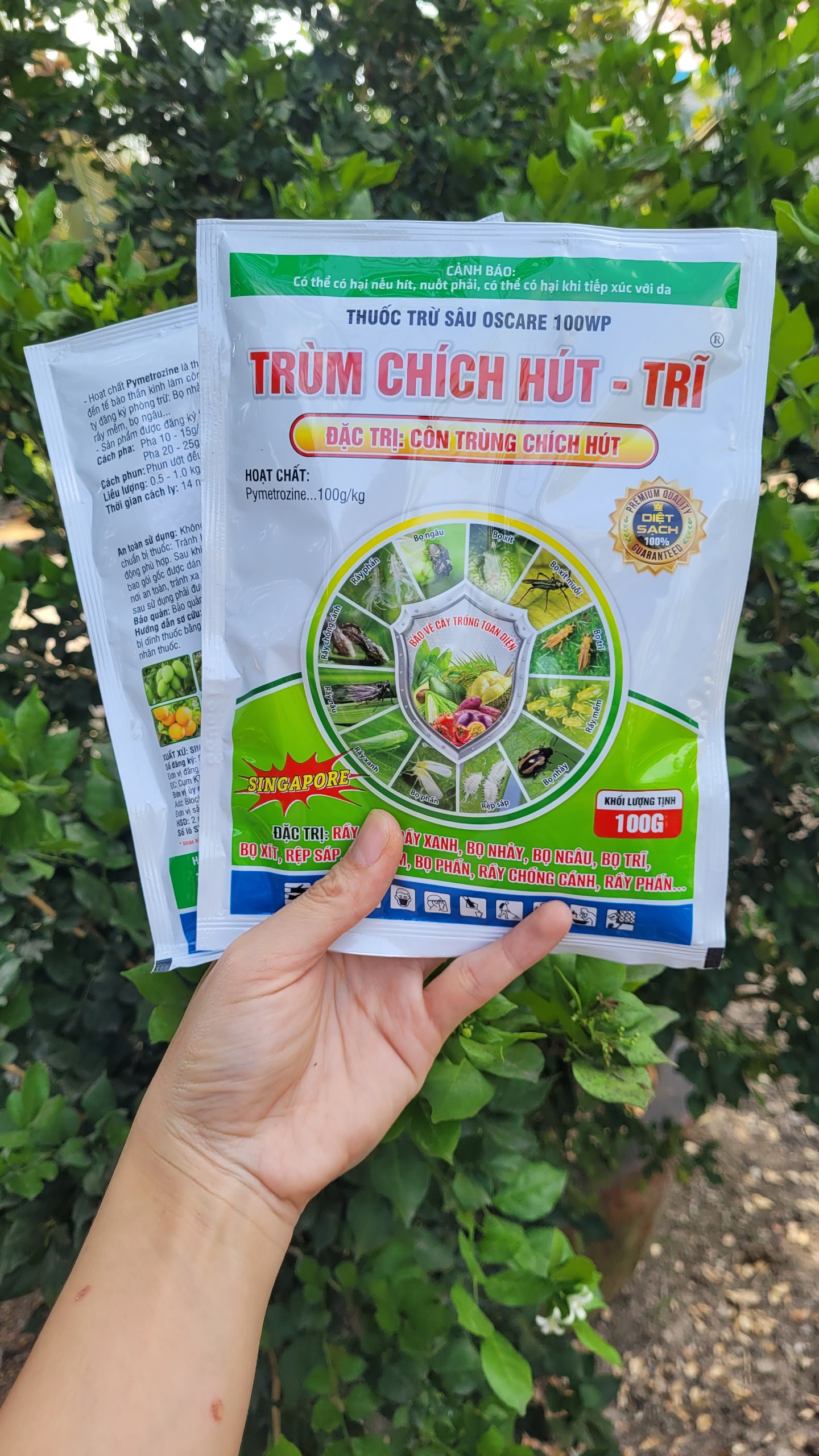 [TRUNG THIEN THINH] Thuốc trừ sâu OSCARE 100WP TRÙM CHÍCH HÚT gói 100gram trừ bọ trĩ, rầy xanh, bọ nhảy, rầy mềm, rệp sáp, bọ phấn