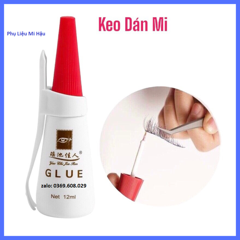 Keo dán mi giả kích mắt 2 mí eyelash chống thấm nước_chai keo kích dán mí keo dính lông mi nối_tuýp gắn mi gỉa