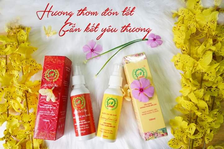 Combo 2 chai xịt xả vải khô Lâm Đại Phúc hương Comfor và hương nước hoa.