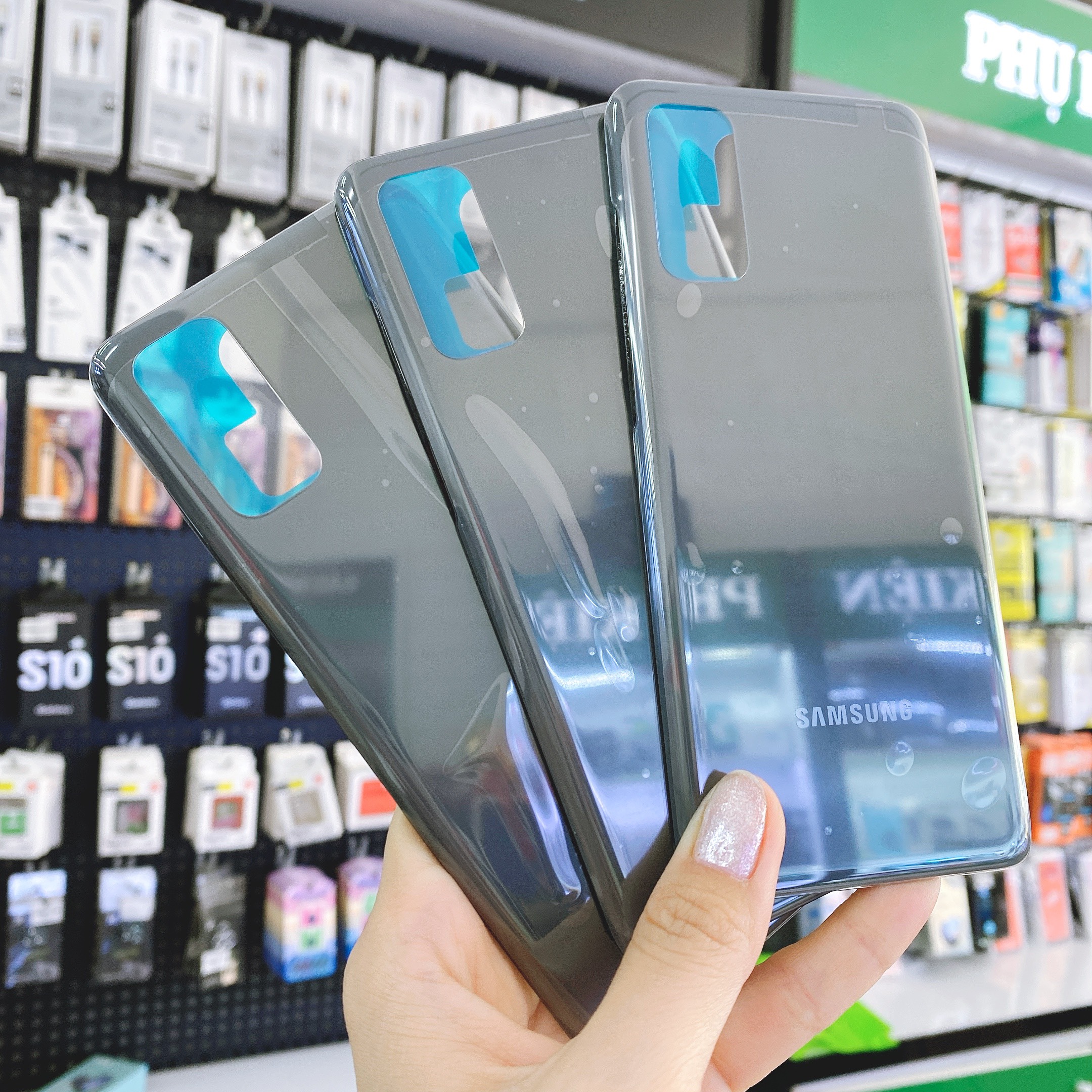 Nắp lưng Samsung S20 SM-G980 zin đẹp đóng hàng kỹ, hàng như hình