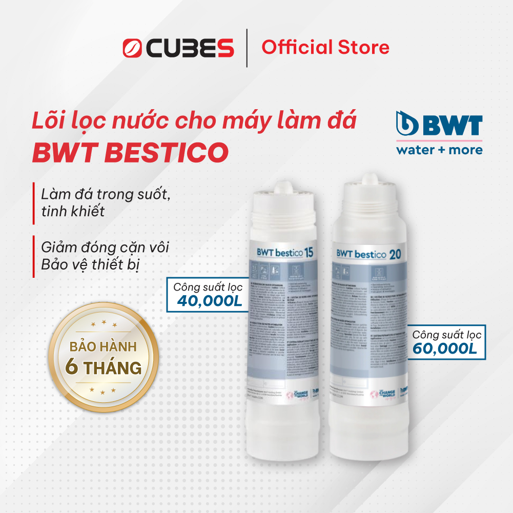 Lõi lọc nước BWT Bestico cho máy làm đá thương mại - Nhập khẩu chính hãng từ Áo