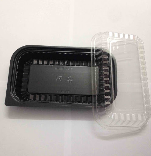 [50 BỘ] Khay nhựa đựng sushi, mì xào, bánh, mứt, trái cây..( khay HT17) kèm nắp