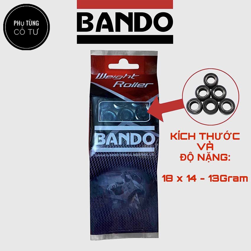 Bi nồi bando xe air blade 110 / click 110 - bi nồi bando - phụ tùng cô tư