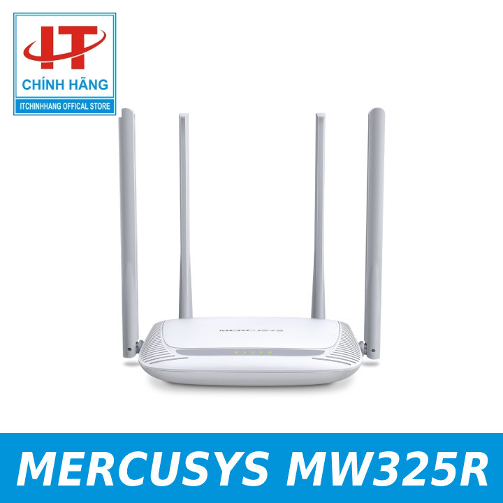 Bộ phát wifi không dây Mercusys MW325R 04 Râu TỐC ĐỘ 300 MBPS