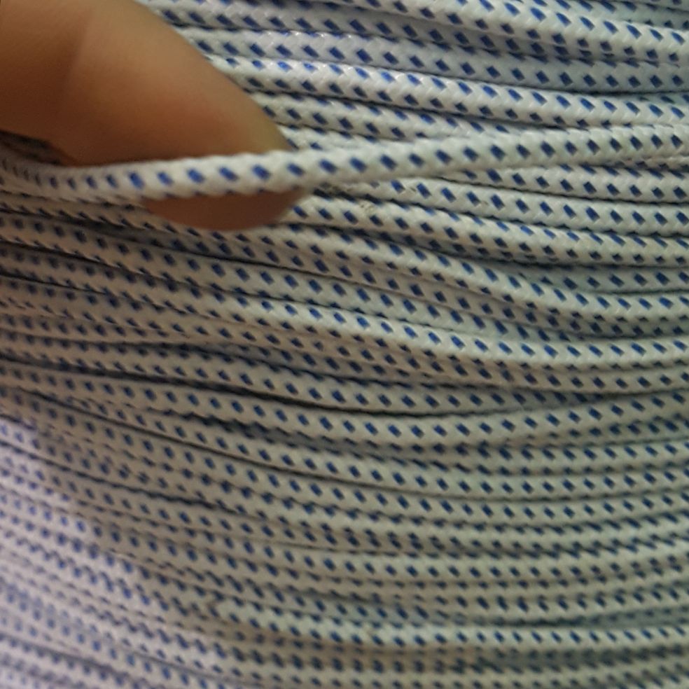 Giá sỉ 1cuộn  10kg Dây dù tròn nhỏ sợi Polyester 3.0mm-4mm