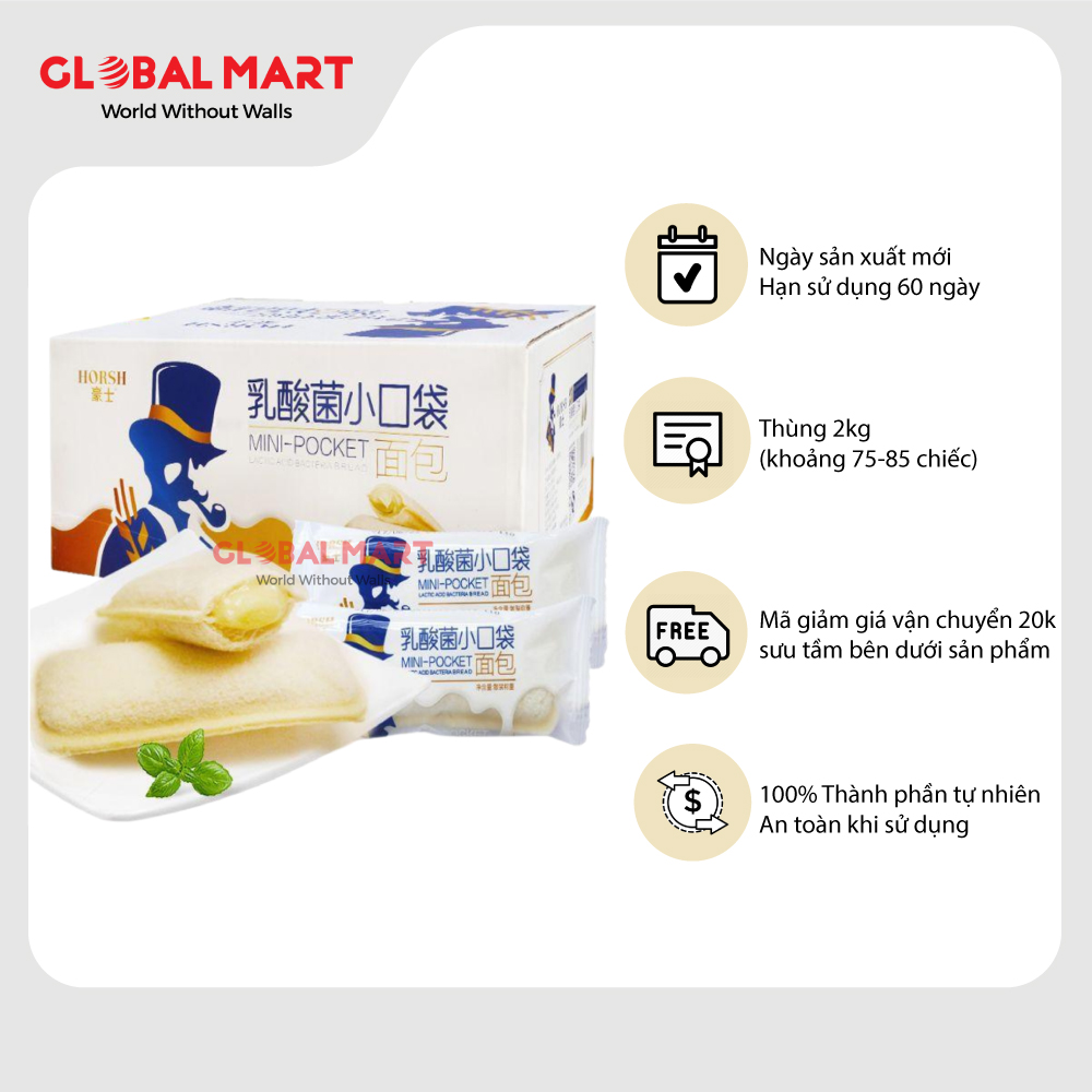 [SALE CHÍNH HÃNG] Bánh Sữa Chua Ông Già Đài Loan Thùng 2kg và 1kg, Đồ ăn vặt Nội Địa Trung, Bánh Sữa Chua Thơm Mềm Dẻo Loại Ngon