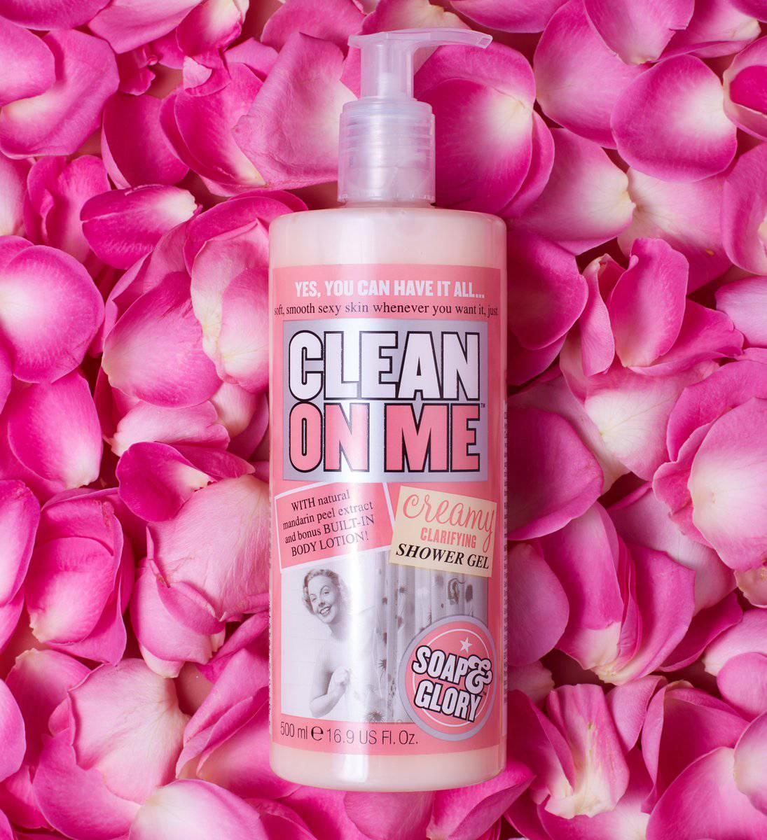 Sữa tắm soap and glory - clean on me creamy clarifying shower gel 500ml