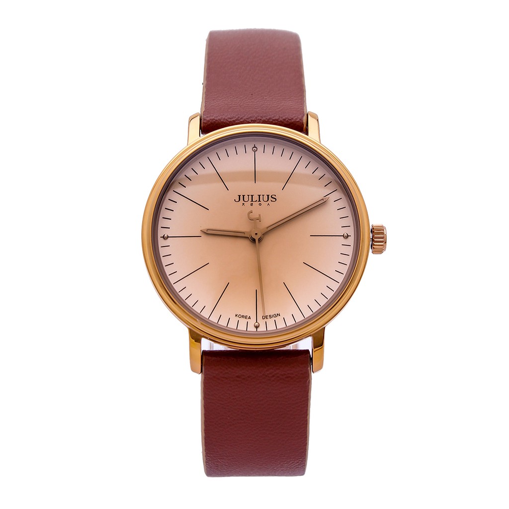Đồng hồ nữ julius hàn quốc ja-814le dây da đơn giản tinh tế