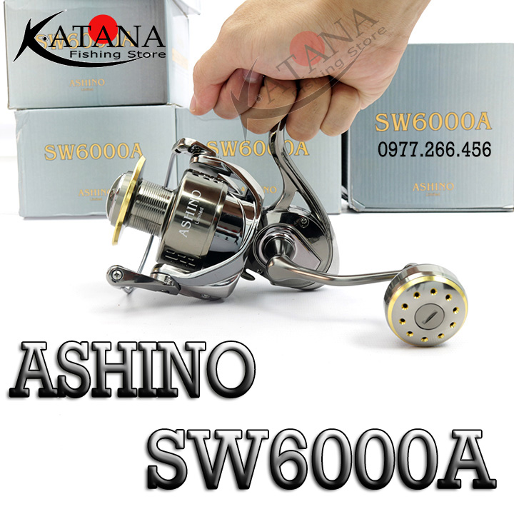 Máy câu mẫu mới ashino sw6000a full kim loại bản new 2020