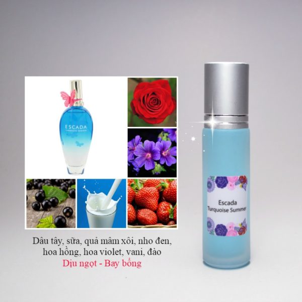 [HCM]Tinh Dầu Nước Hoa Pháp Turquoise Summer 10ml