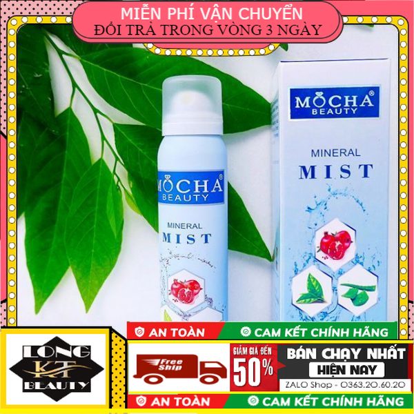Xịt khoáng Đá lạnh Mocha - Mineral Mist