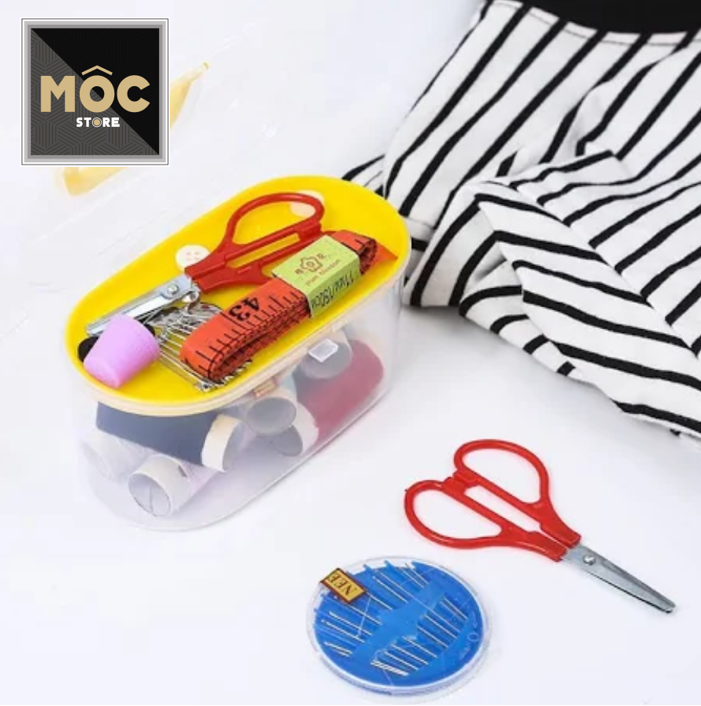 HỘP KIM CHỈ MINI/ Hộp kim chỉ may vá nhiều màu đa năng bộ dụng cụ khâu vá nhiều món tiện dụng chất lượng giá rẻ MỘC SHOP SAIGON
