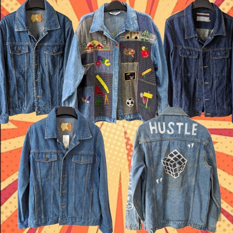 Áo Khoác Jean 2hand Denim Jacket Form Rộng Nam Nữ Secondhand