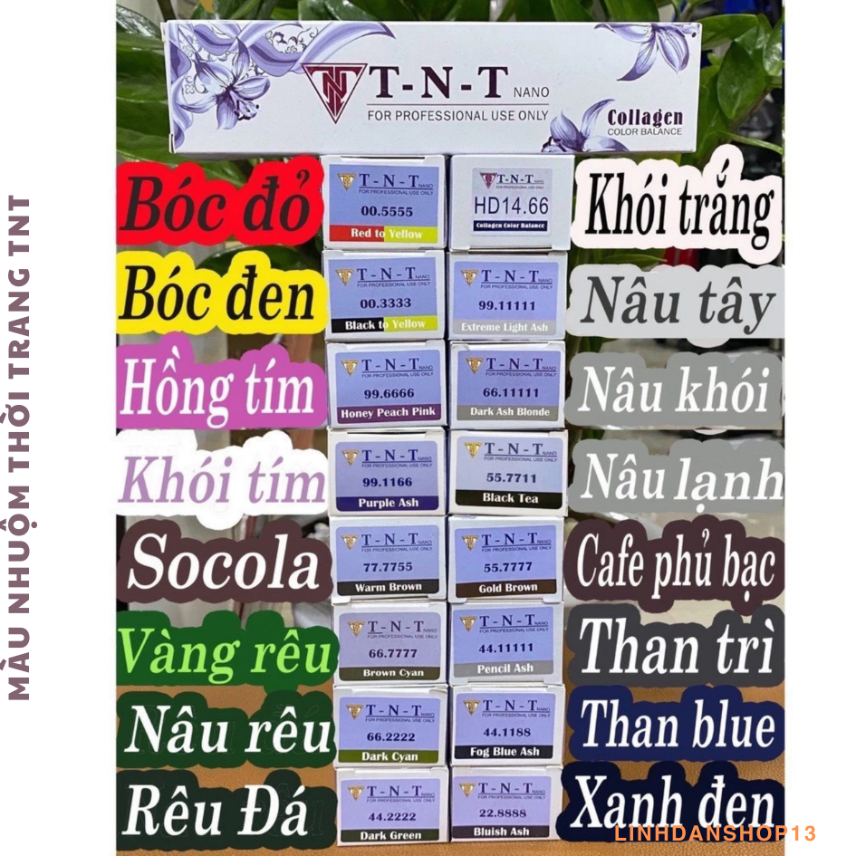 Thuốc nhuộm tóc TNT Plus - Màu nhuộm thời trang
