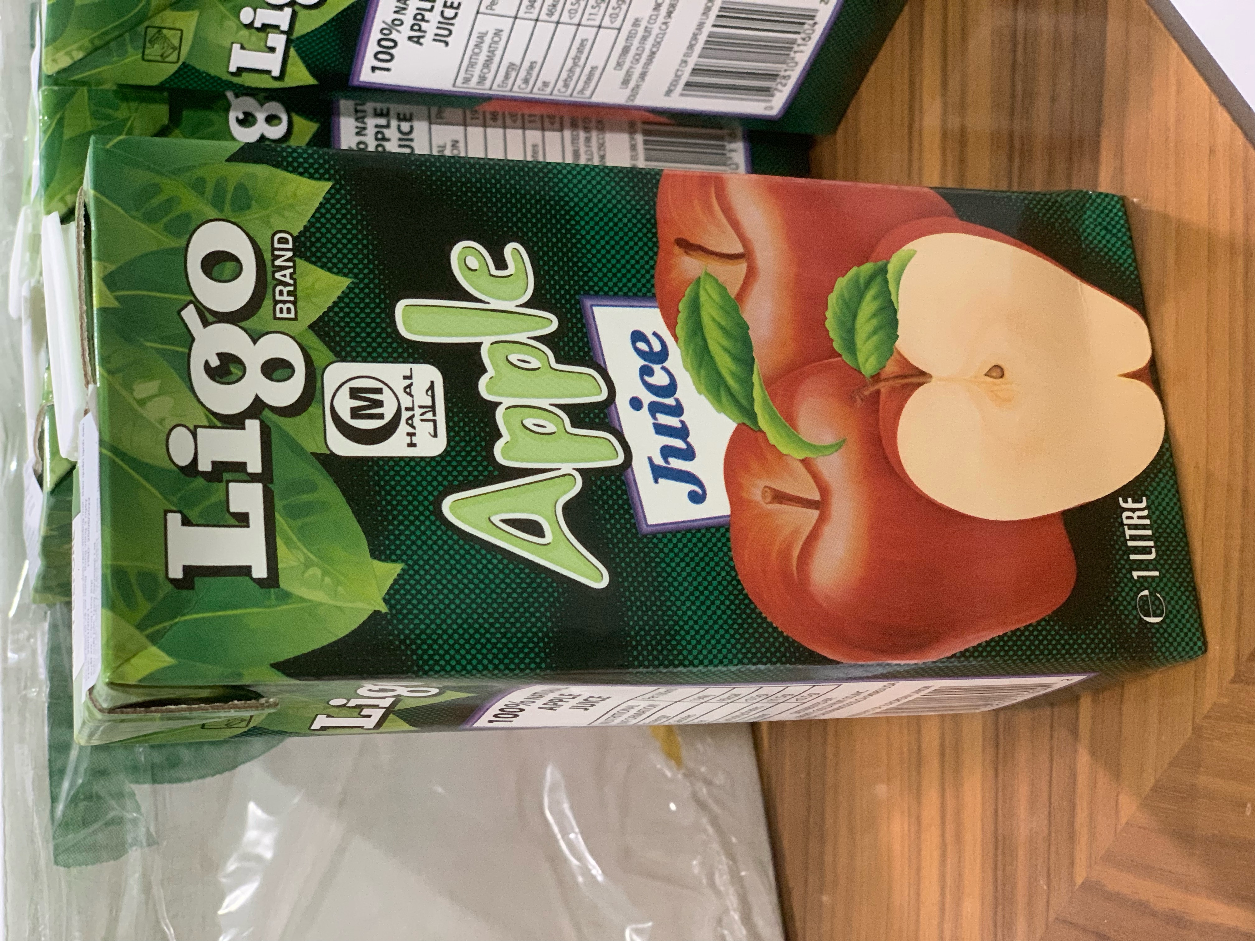 Nước ép táo 100% nguyên chất ligo 1lít