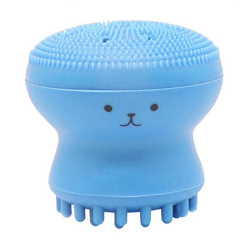 Cọ rửa mặt bạch tuộc massage 2 đầu làm sạch sạch mụn cám, đầu đen, da mịn màng