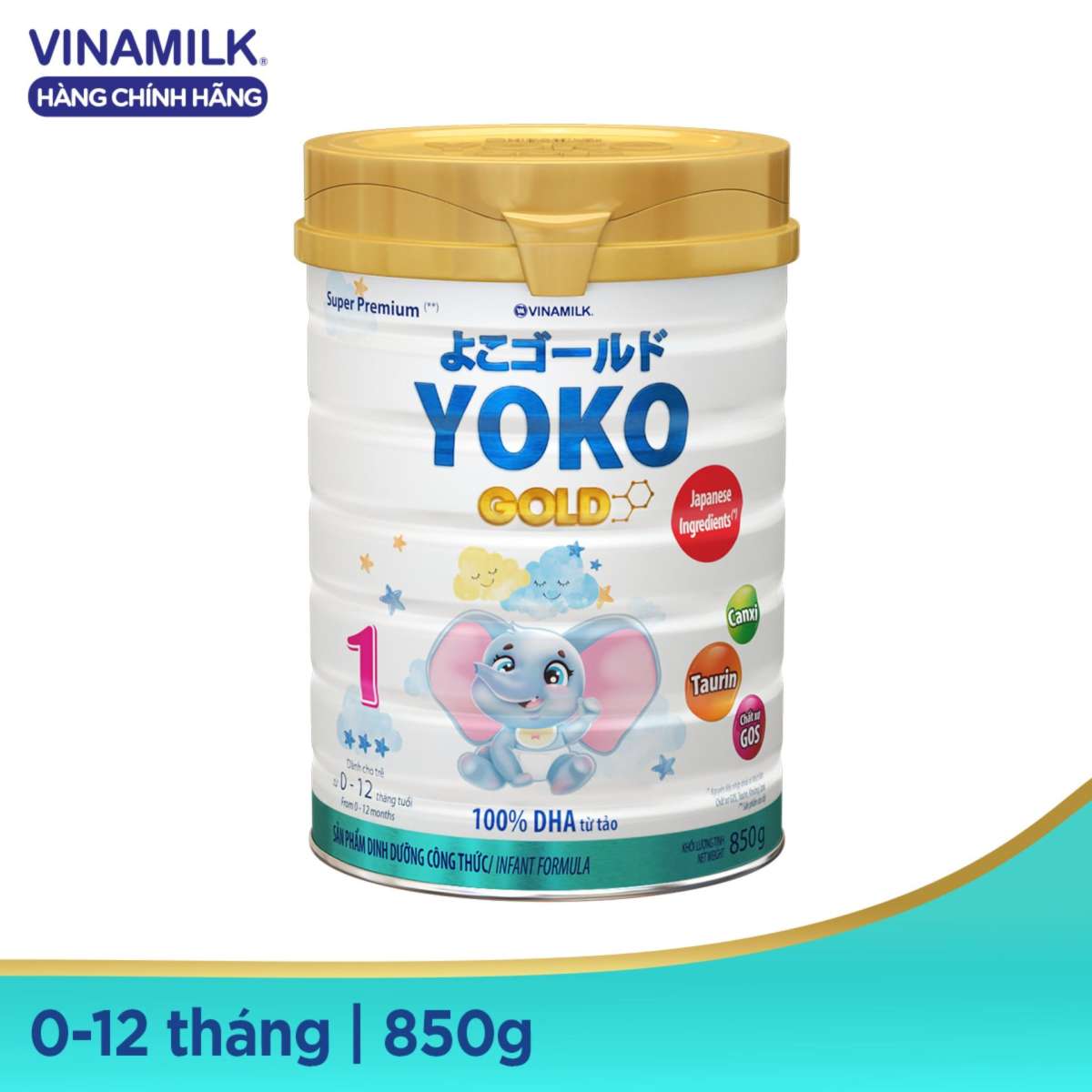 Sữa bột yoko 1 850g - hsd : 7-10-2021