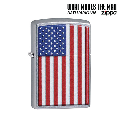 Bật lửa Zippo 29722 – Zippo Patriotic Street Chrome