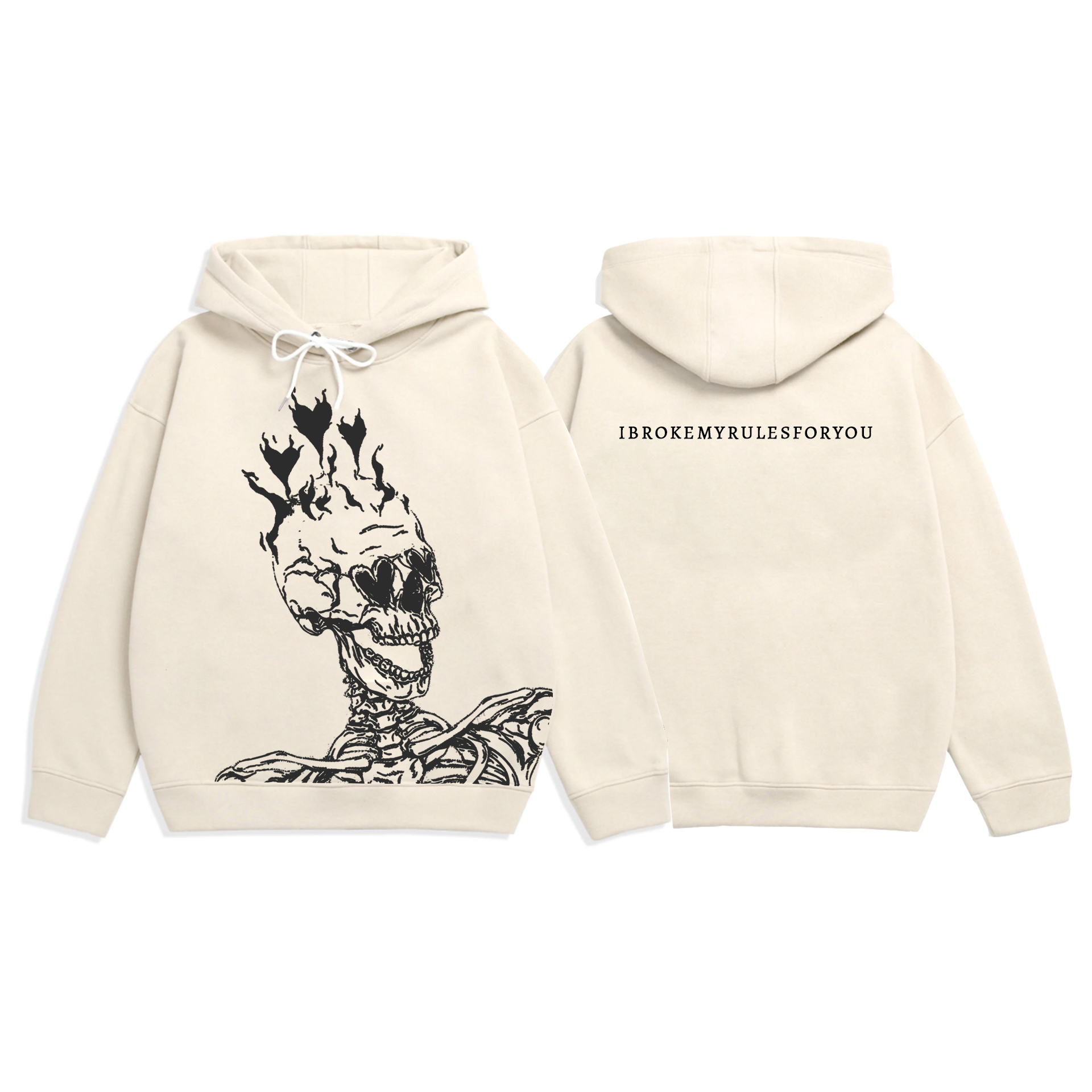 Áo khoác ff love bone hoodie