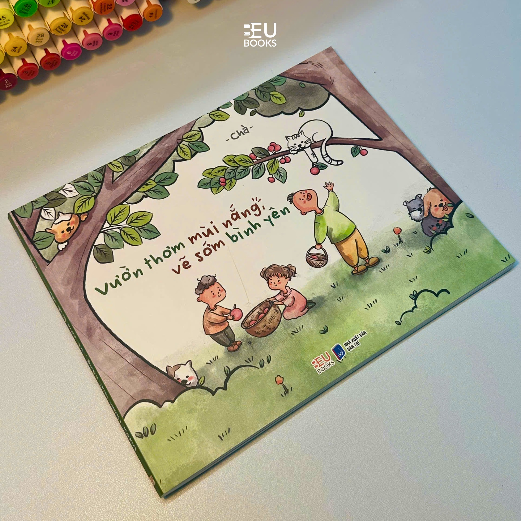 Sách TÔ MÀU- Vườn Thơm Mùi Nắng, Vẽ Sớm Bình Yên (CHÀ)
