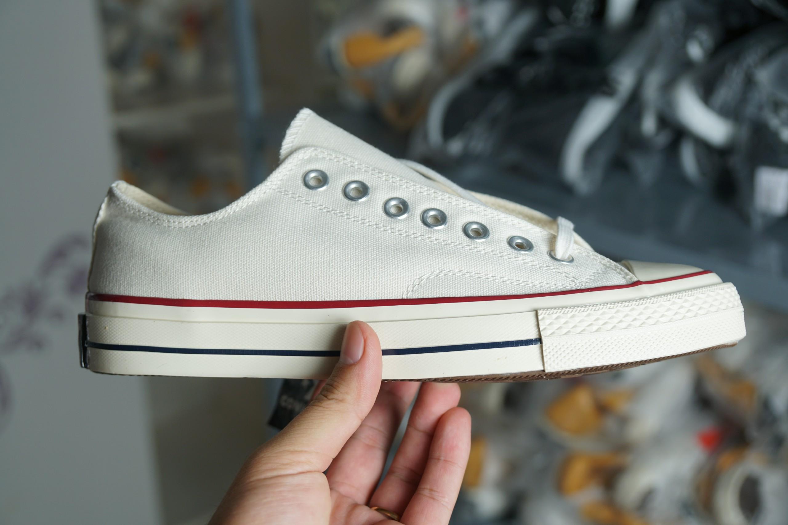 Giày thể thao converse 1970s trắng cố thấp - hàng 1:1- size nam & nữ