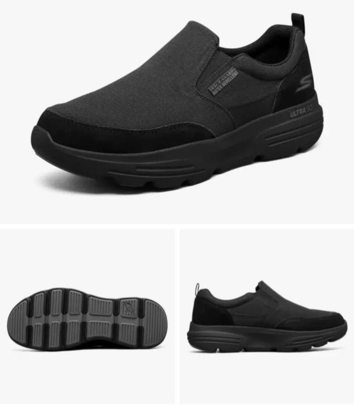 Giày thể thao skechers gowalk duro cho nam màu đen