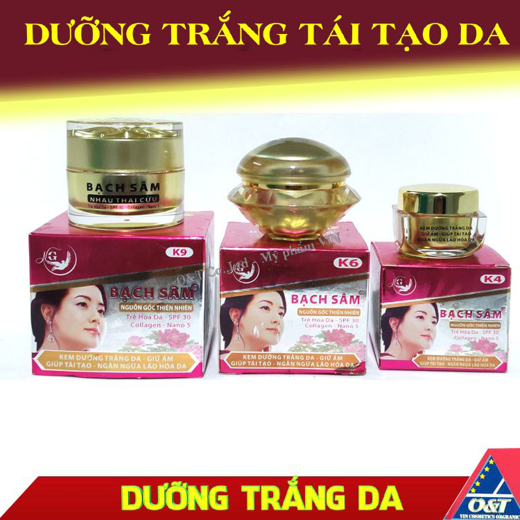 Kem dưỡng trắng da giữ ẩm tái tạo da ngừa lão hóa Bạch Sâm