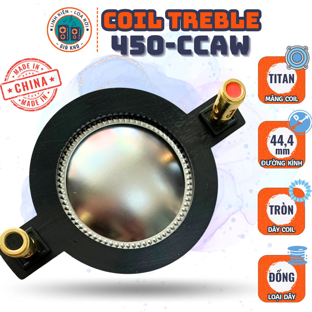 Coil Loa Treble 450 CCAW - Titanium - Made in China