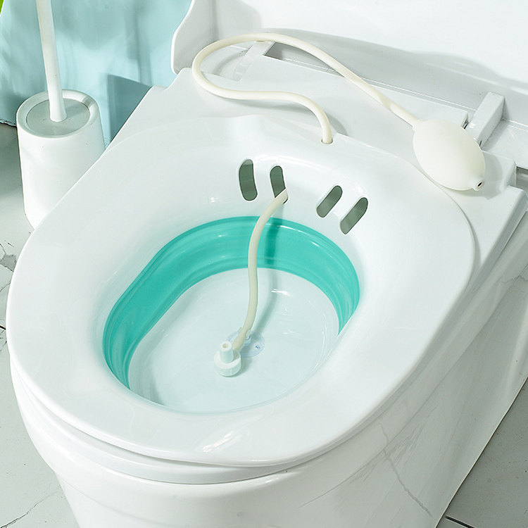 [NEW] GẤP GỌN - VÒI RỬA - Chậu Bồn Ngâm Hậu Môn Chuyên Dụng 2 lít