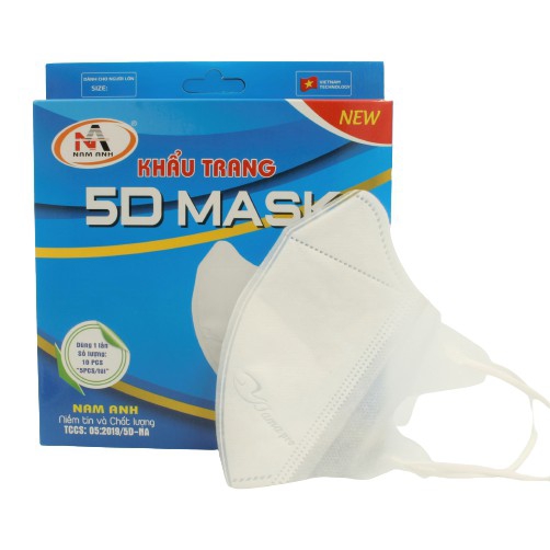 Khẩu trang y tế kháng khuẩn 3 lớp Famapro 5D Mask