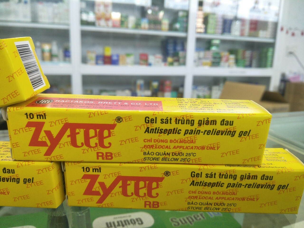 Zetee gel sát khuẩn,giảm đau, hổ trợ điều thị nhiệt miệng