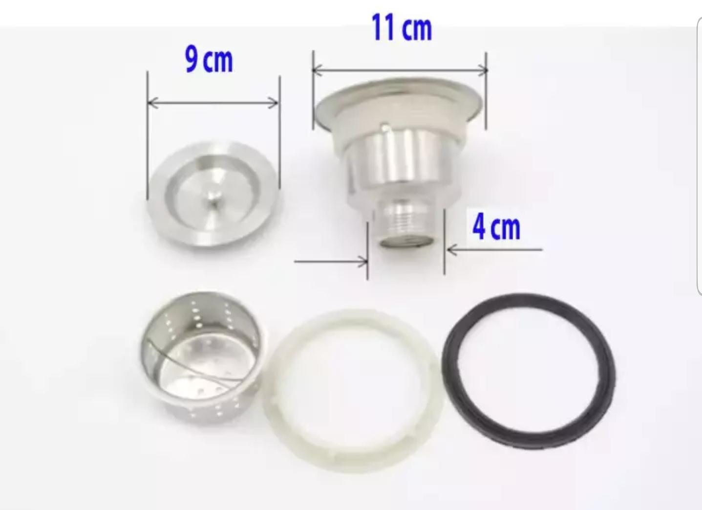 [HCM]Bầu xi phông chậu rửa bát inox 304 siêu bền - kích thước 11