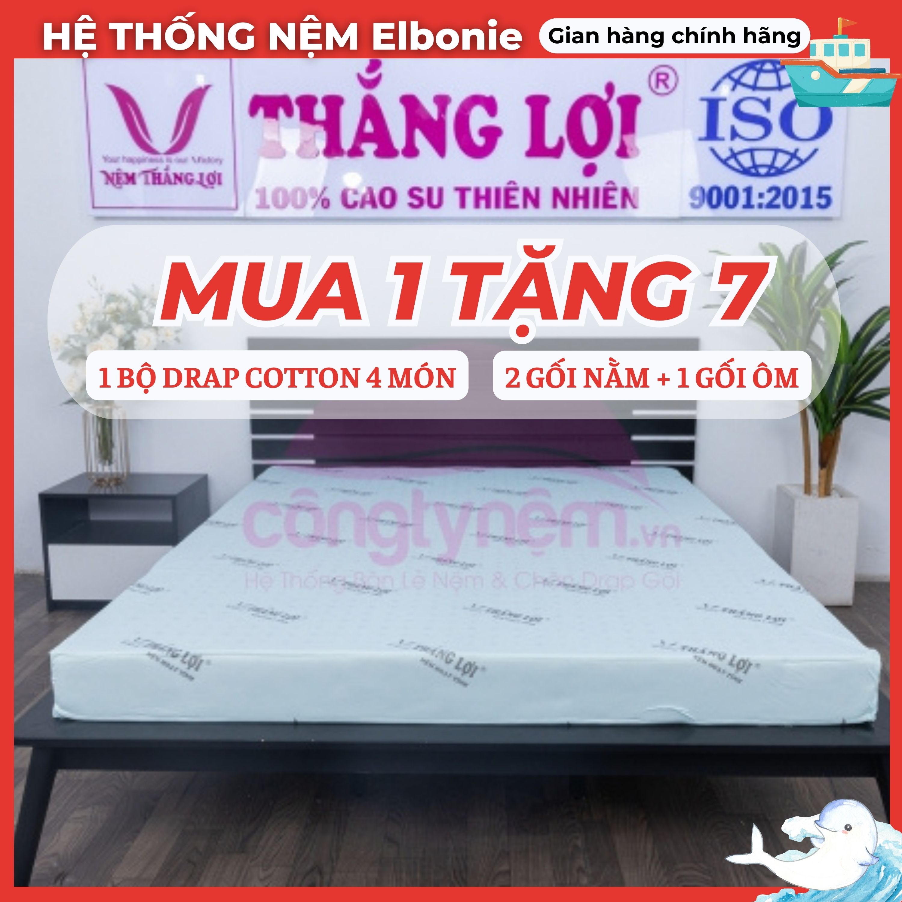 Nệm Cao Su Hoạt Tính Thắng Lợi 100 Đủ Size BH 15 NĂM Giao Siêu Nhanh Khán Khuẩn Khử mùi siêu tốt