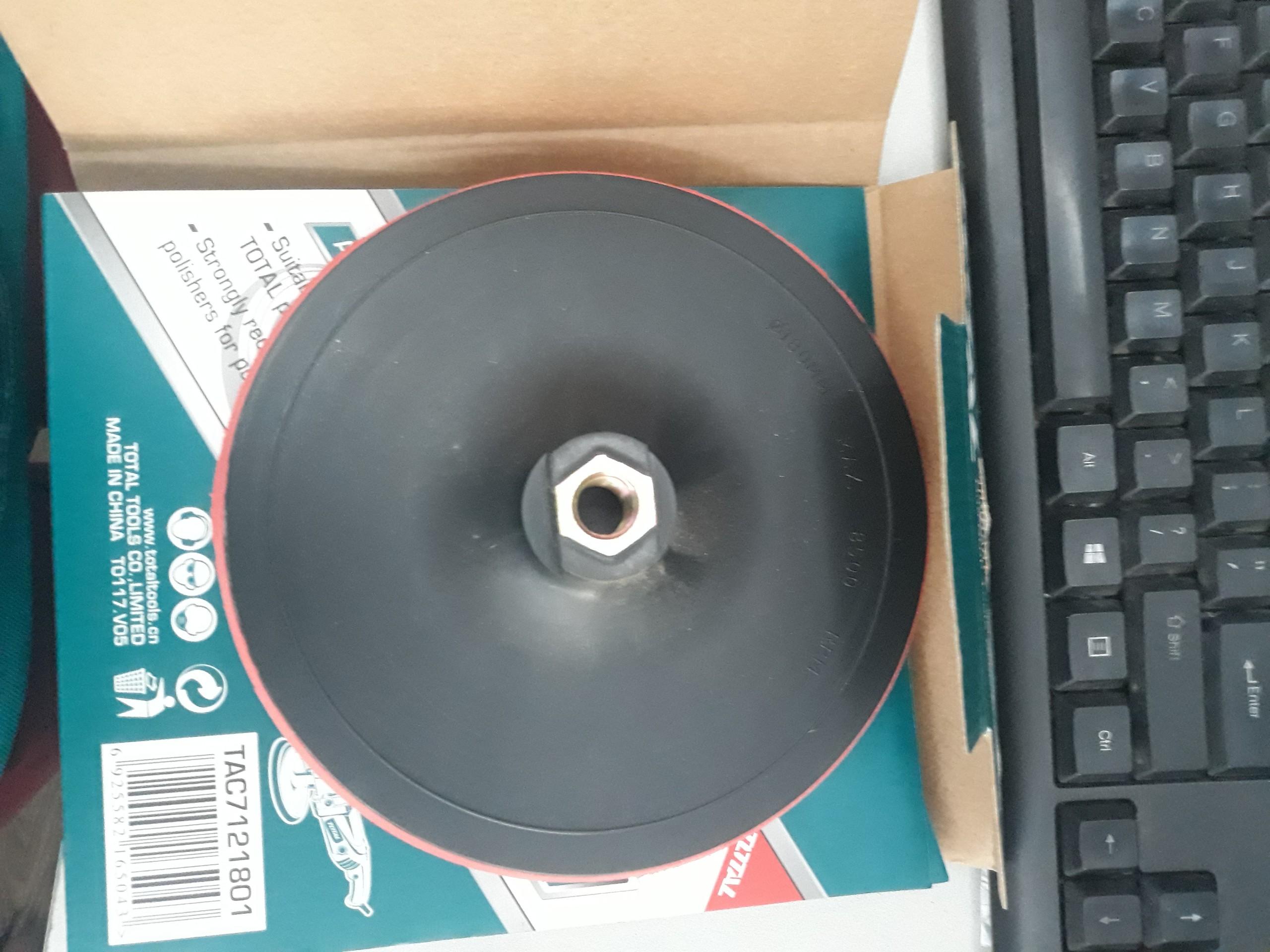 Đĩa cao su đánh bóng nhựa 180mm total tac7121801