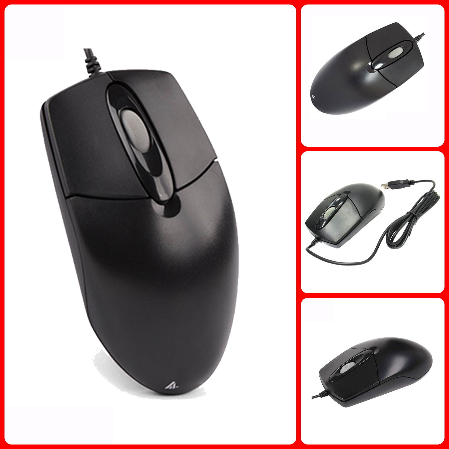 Chuột có dây a4tech op-720-usb - hàng chính hãng giá rẻ siêu bền