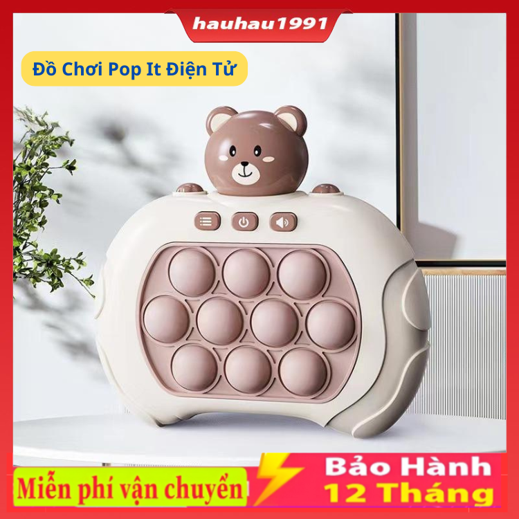Đồ chơi popit điện tử cho bé có đèn có nhạc