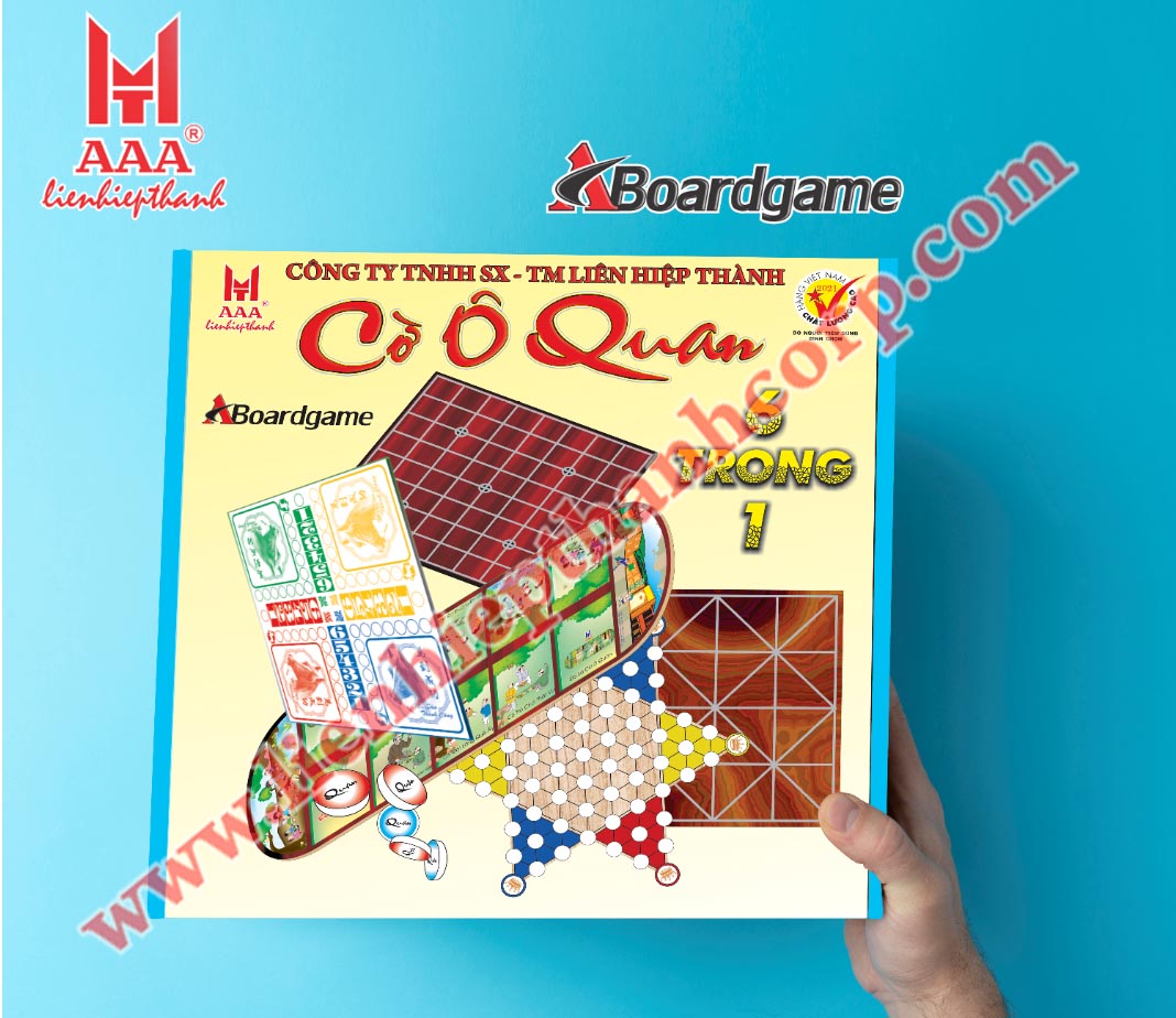Cờ Ô Quan Hộp Giấy Lớn 6 TRONG 1