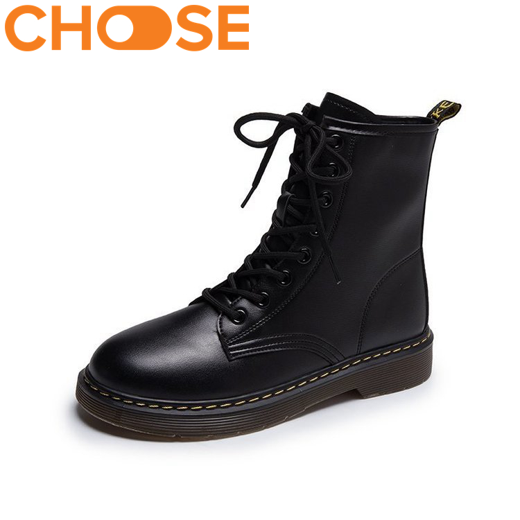 [HCM]Siêu Phẩm Giày Boot Nữ OXFORD Cổ Cao Choose 2021 Đầu Năm 4202