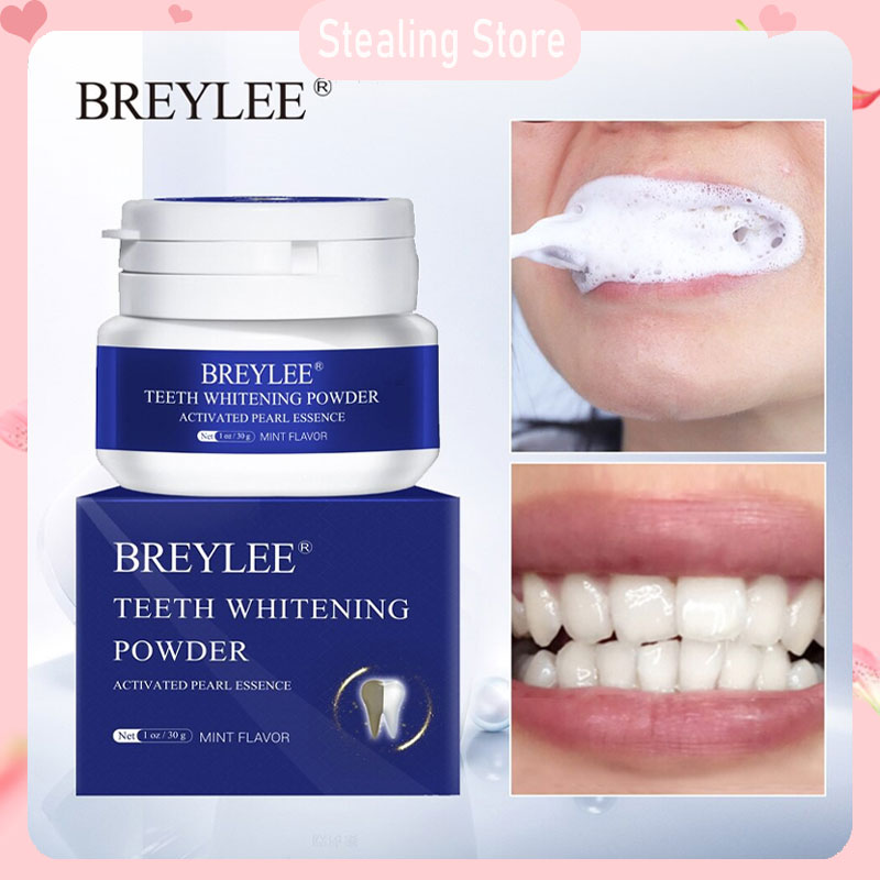Trắng răng
sắc tố răng
Giảm hôi miệng
 BREYLEE Bột Tẩy Trắng Răng Răng Bột Tẩy Trắng Răng Răng Trắng Sạch Vệ Sinh Răng Miệng Teeth Whitening Powder