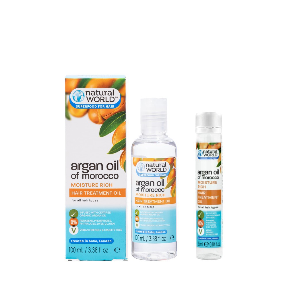 Dầu dưỡng tóc argan oil of morocco natural world
