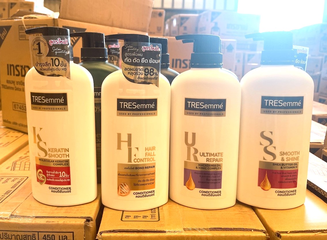 Dầu xả hồi phục tóc hư tổn, dưỡng tóc mềm mượt tresemme keratin smooth 425ml thái lan