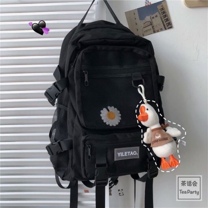 BALO thời trang nam nữ Yiletao classic B12 khóa nhựa 2 bên sườn siêu nhiều ngăn tiện dụng